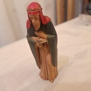 Vtg 60’s KING Christmas Nativity Scene Figure ART PLASTICS Hong Kong 790/WK